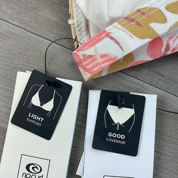 ☀️RIP CURL☀️ SUNSET DRIFT X BACK TRI SUNSET WAVES GOOD HIPSTER BIKINI SET - Picture 13 of 15